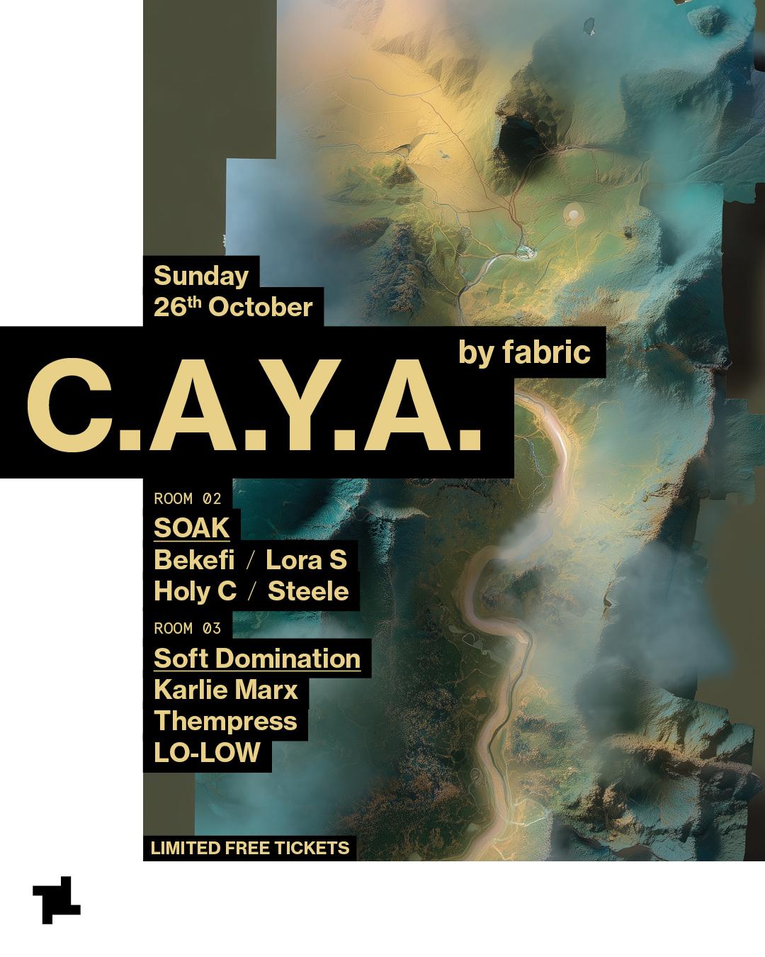 CAYA by fabric: SOAK & Soft Domination - Bekefi, LORA S, LO-LOW, Karlie Marx, HOLY C, Steele
