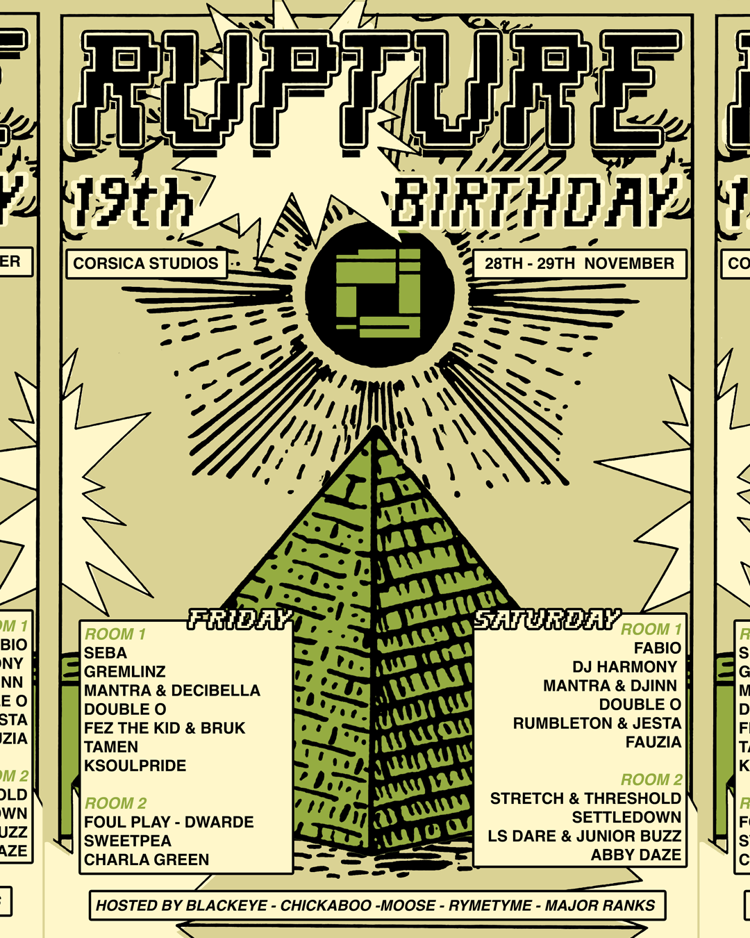 Rupture 19th Birthday - Part 1 (Sold Out)