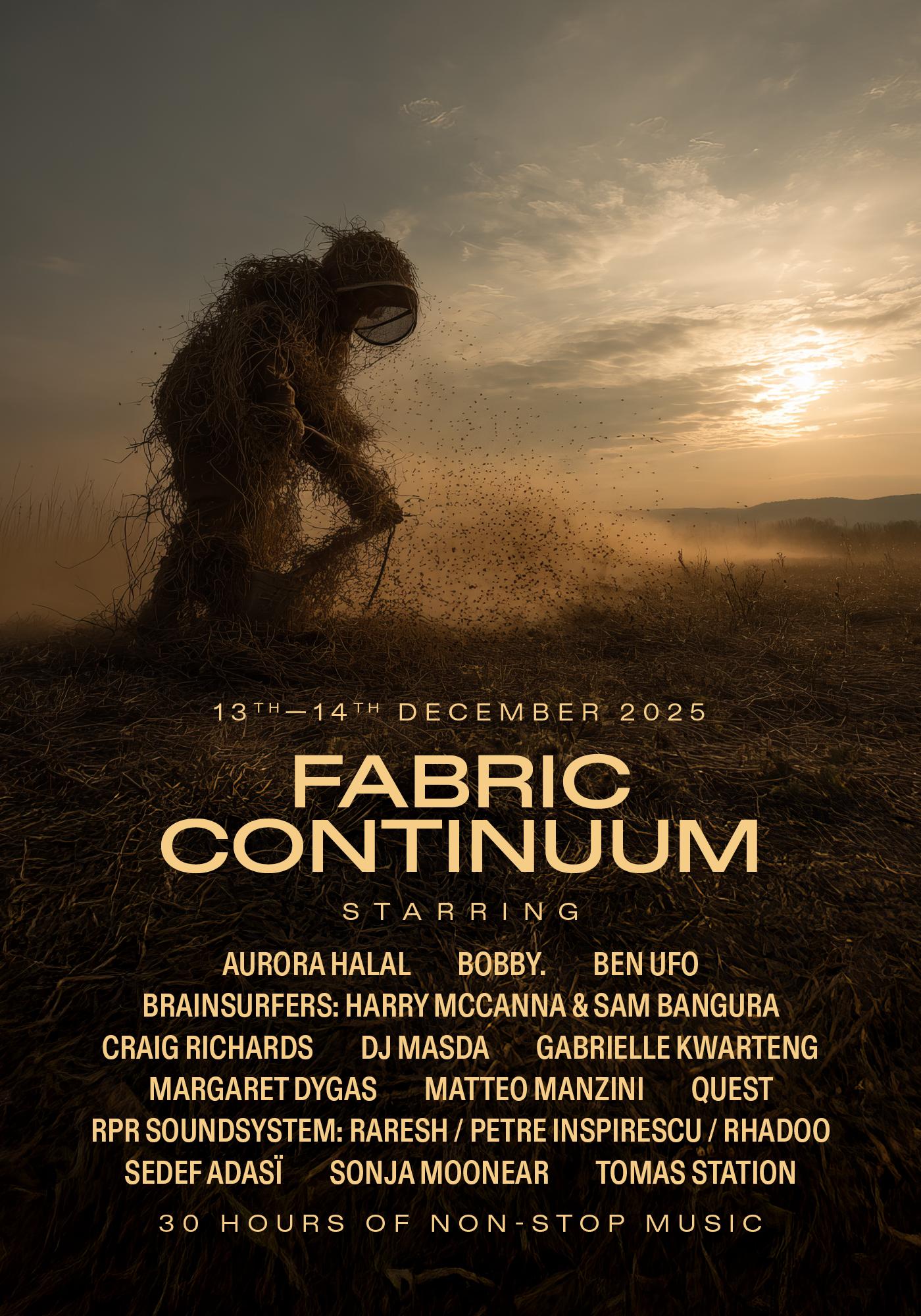 Continuum: RPR Soundsystem, Ben UFO, Craig Richards, Gabrielle Kwarteng, Quest, Aurora Halal