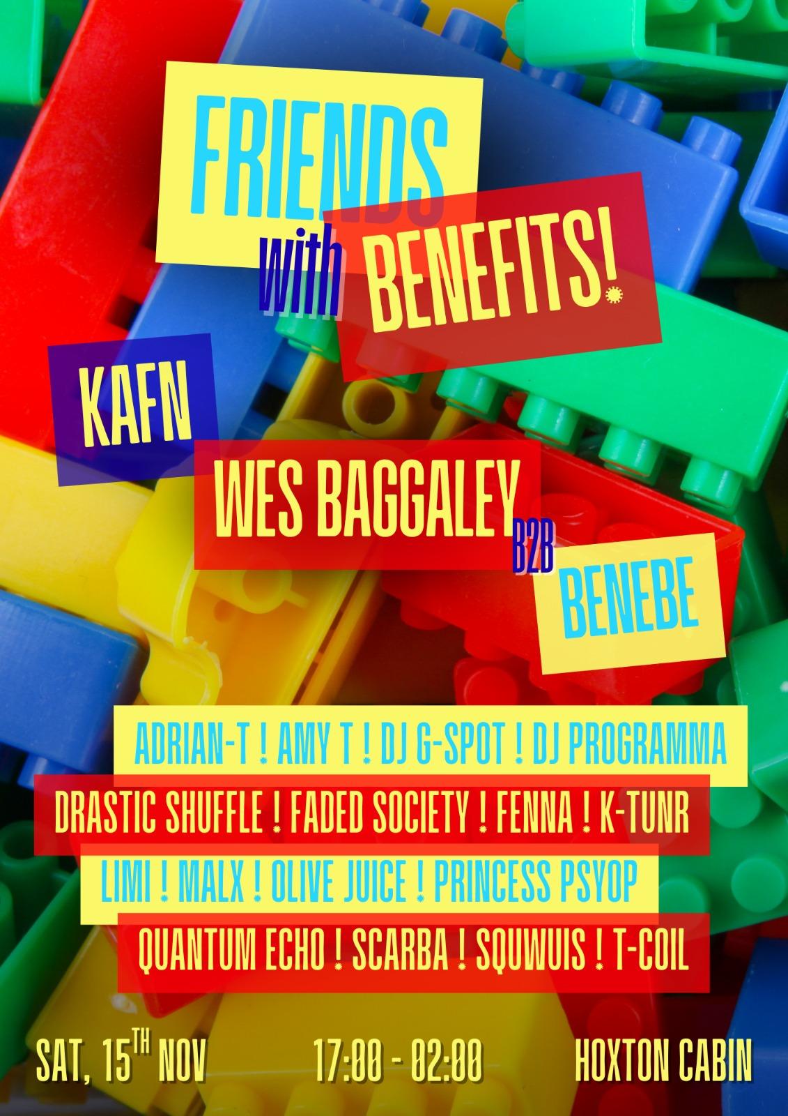 Friends with Benefits! - Gaza Fundraiser (MAP) with Wes Baggaley